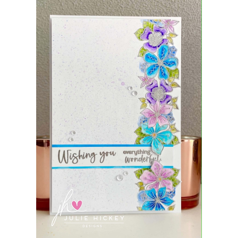 Julie Hickey Designs Meadow Borders A6 Stamp Set - Image 6