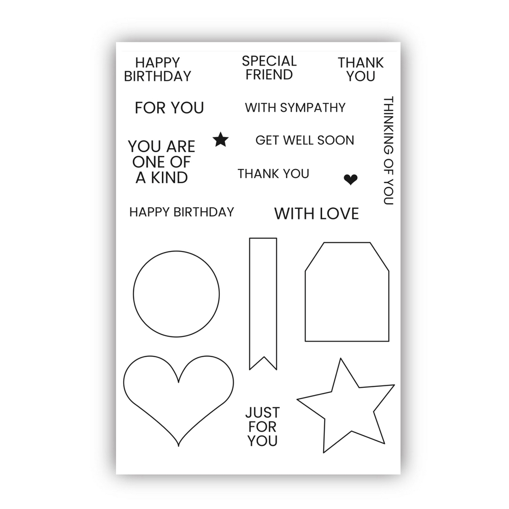 Julie Hickey Designs Mix & Match A6 Stamp Set