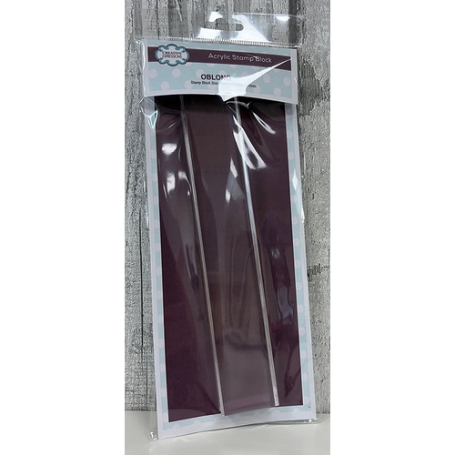 Creative Expression - Oblong Acrylic Stamp Block