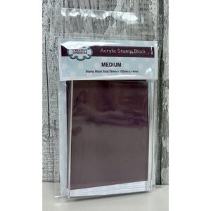Creative Expression - Medium Acrylic Stamp Block