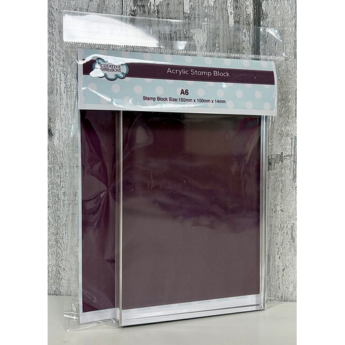Creative Expression - A6 Acrylic Stamp Block