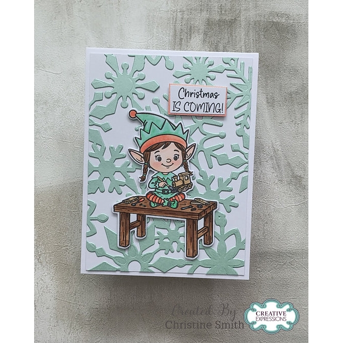 Jamie Rodgers Craft - Santa's Workshop Stamp Set - Image 4