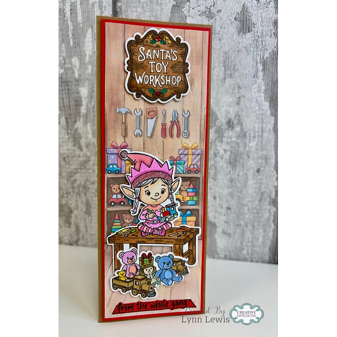Jamie Rodgers Craft - Santa's Workshop Stamp Set - Image 3