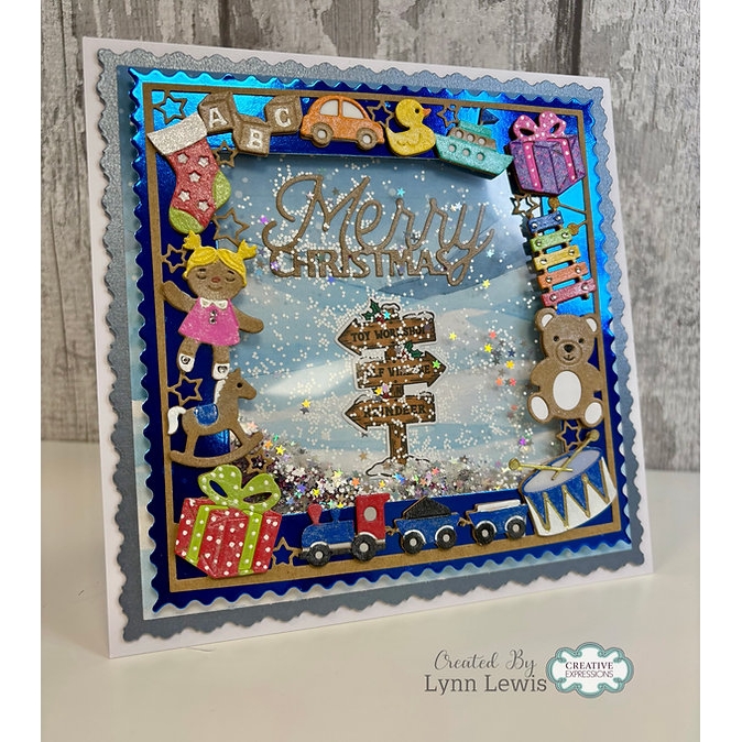 Jamie Rodgers Craft - Christmas Toy Frame Die Set