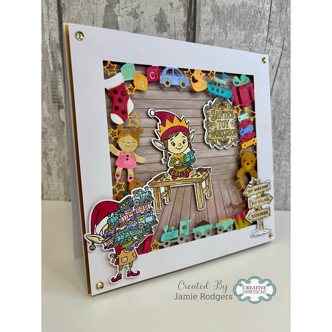 Jamie Rodgers Craft - Christmas Toy Frame Die Set - Image 3