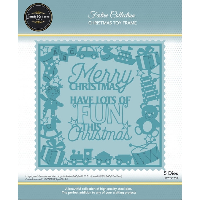 Jamie Rodgers Craft - Christmas Toy Frame Die Set