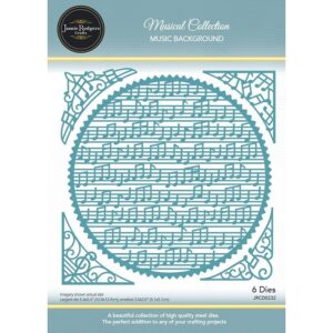 Jamie Rodgers Craft - Music Background Die Set