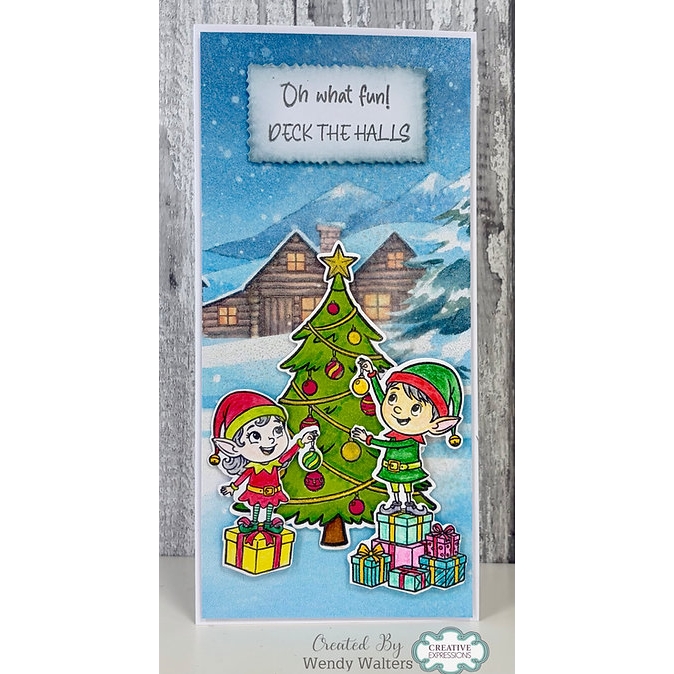 Jamie Rodgers Craft - Deck The Halls Stamp & Die Set