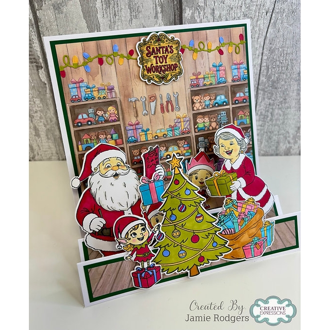 Jamie Rodgers Craft - Santa's Workshop Stamp & Die Set