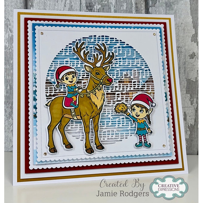 Jamie Rodgers Craft - Jingle All The Way Stamp & Die Set - Image 2