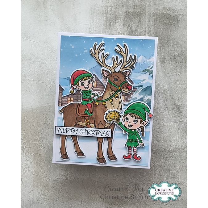 Jamie Rodgers Craft - Jingle All The Way Stamp & Die Set