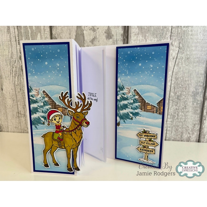 Jamie Rodgers Craft - Jingle All The Way Stamp & Die Set - Image 3
