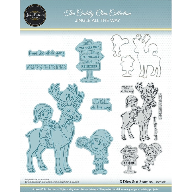 Jamie Rodgers Craft - Jingle All The Way Stamp & Die Set