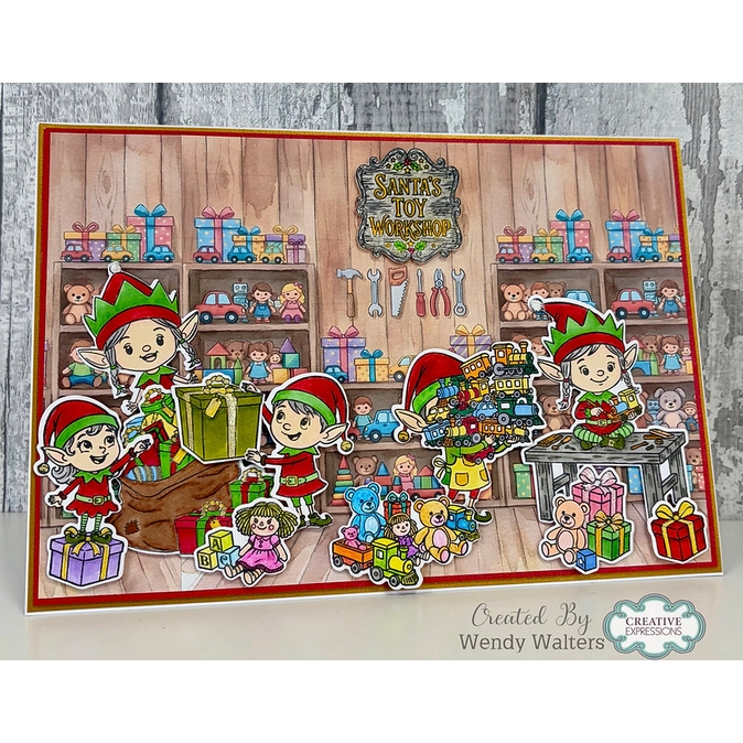 Jamie Rodgers Craft - Winter Wonderland 8" x 8" 150gsm Paper Pad (40 Double-Sided Sheets) - Image 7