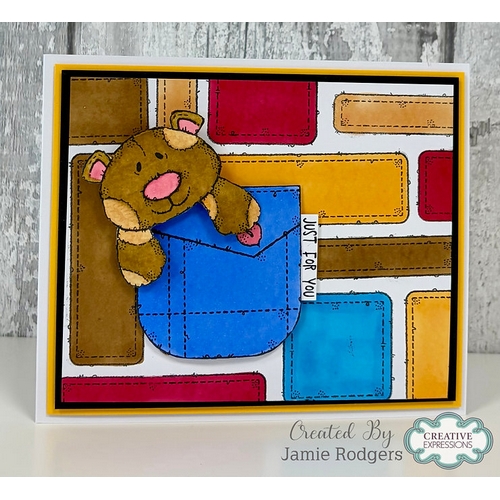 Woodware Patches A6 Clear Stamp Set - Image 5