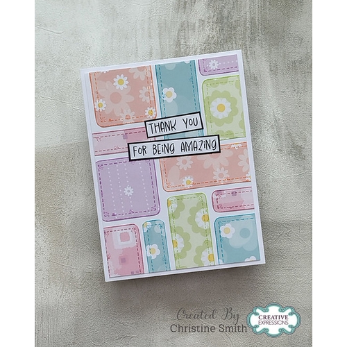 Woodware Patches A6 Clear Stamp Set - Image 4