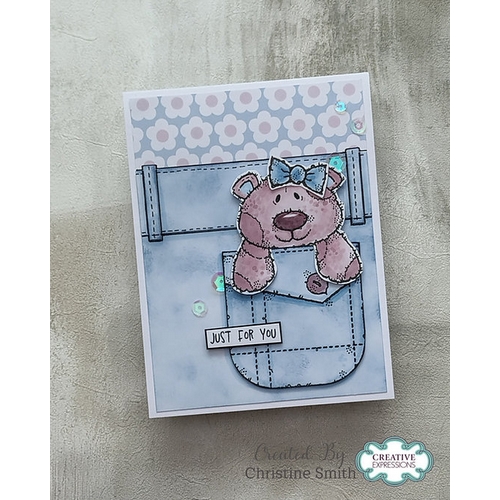 Woodware Pocketful of Love A6 Clear Stamp Set - Image 6
