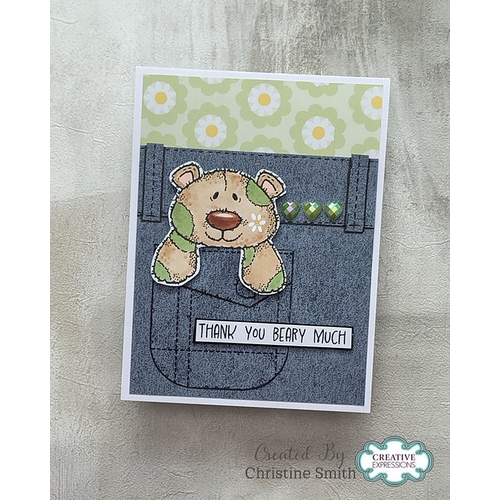 Woodware Pocketful of Love A6 Clear Stamp Set
