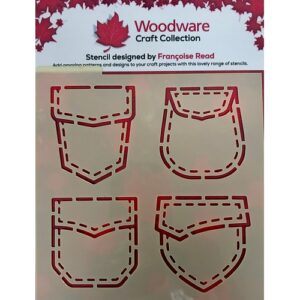 Woodware Pocket Templates Stencil 6x6"