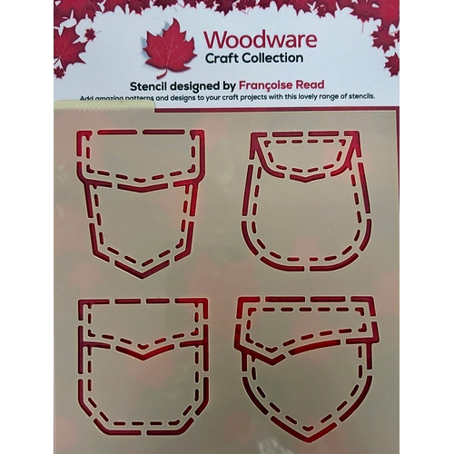 Woodware Pocket Templates Stencil 6x6"