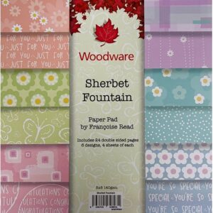 Woodware Sherbet Fountain 8x8" Paper Pad By Francoise Read
