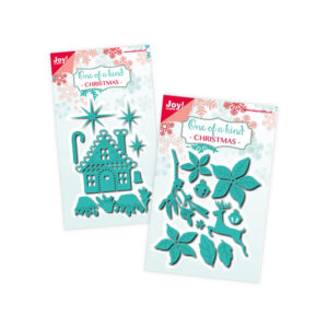 Joy Craft Cutting Stencil - Christmas Cottage & One of a Kind: Christmas set
