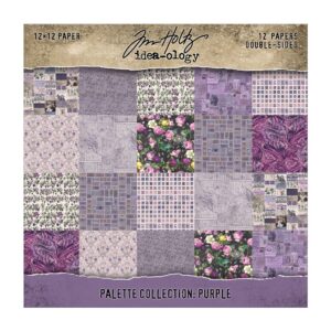 Tim Holtz Idea-ology - Palette Collection: Purple (12"x12")