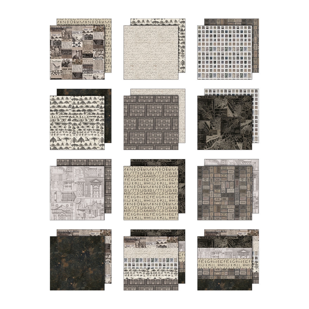 Tim Holtz Idea-ology - Palette Collection: Charcoal (12
