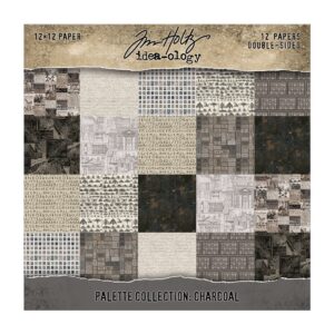 Tim Holtz Idea-ology - Palette Collection: Charcoal (12"x12")