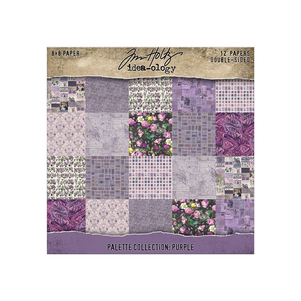 Tim Holtz Idea-ology - Palette Collection: Purple (8"x8")