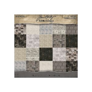 Tim Holtz Idea-ology - Palette Collection: Charcoal (8"x8")