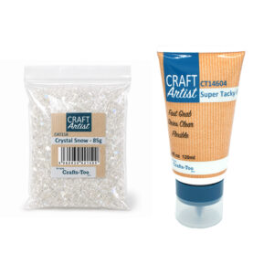 Craft Artist - Crystal Snow & Always Ready Glue