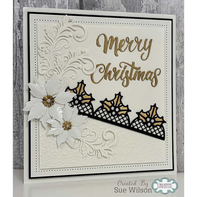 Sue Wilson - Pierced Poinsettia Craft Dies - Image 2