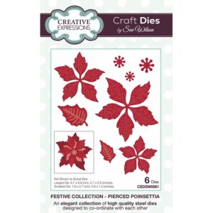 Sue Wilson - Pierced Poinsettia Craft Dies