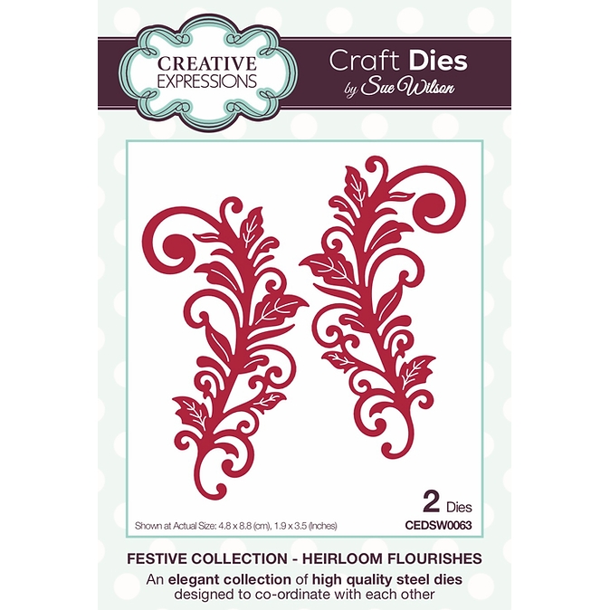 Sue Wilson - Heirloom Flourishes Craft Dies