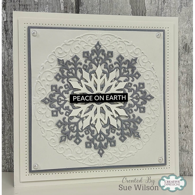 Sue Wilson - Vintage Crystal Snowflake Craft Dies - Image 2