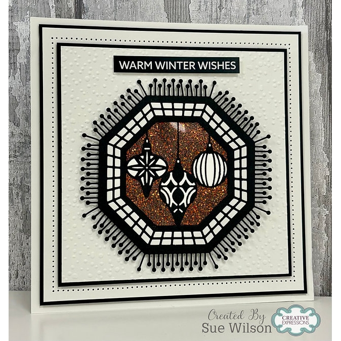 Sue Wilson - Nostalgic Bauble Octagon Craft Dies - Image 2