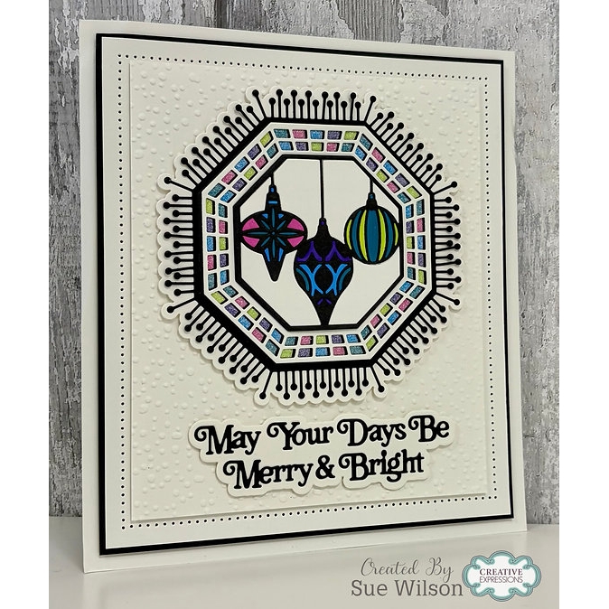 Sue Wilson - Nostalgic Bauble Octagon Craft Dies - Image 6