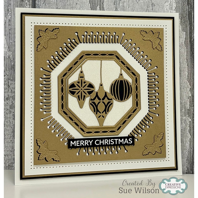Sue Wilson - Nostalgic Bauble Octagon Craft Dies - Image 5