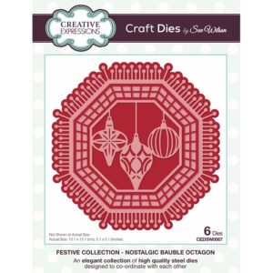 Sue Wilson - Nostalgic Bauble Octagon Craft Dies