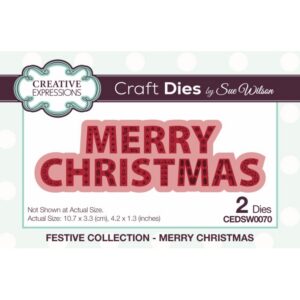 Sue Wilson - Merry Christmas Craft Dies