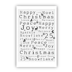 Julie Hickey Designs Christmas Greetings A6 Stamp Set