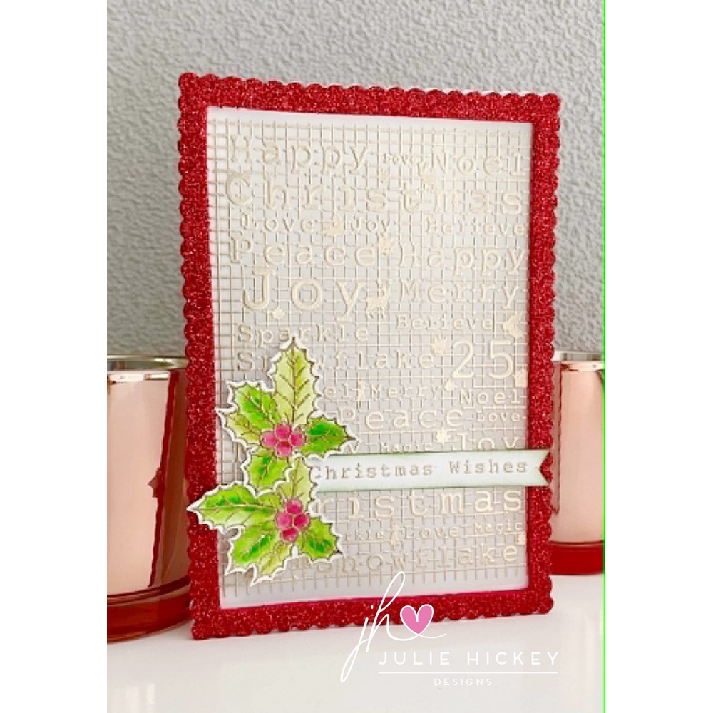 Julie Hickey Designs Christmas Greetings A6 Stamp Set - Image 2