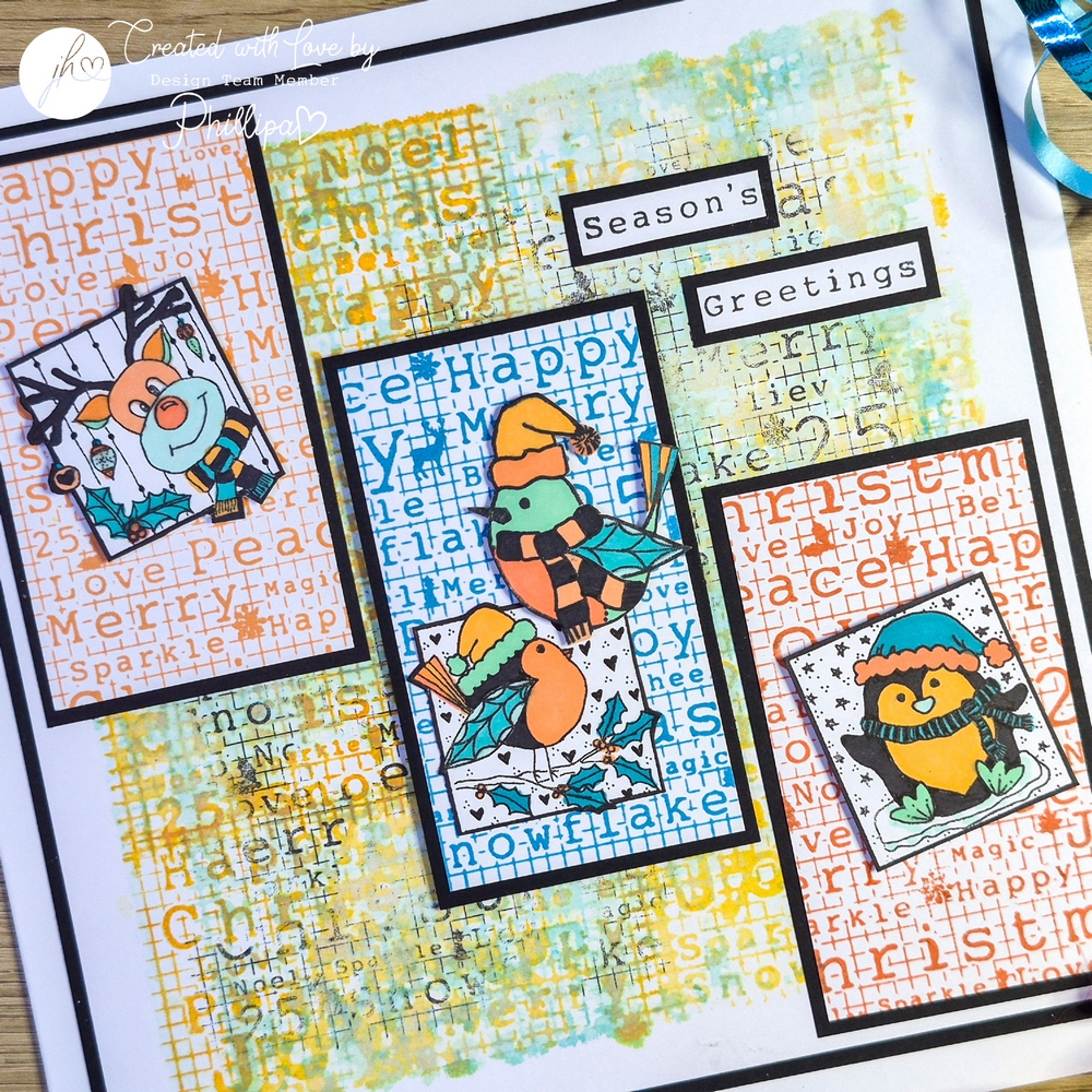 Julie Hickey Designs Christmas Greetings A6 Stamp Set