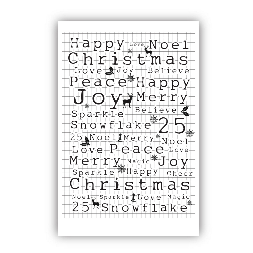Julie Hickey Designs Christmas Greetings A6 Stamp Set