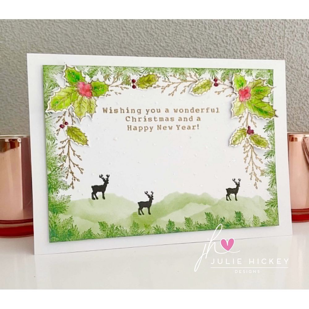 Julie Hickey Designs Christmas Wishes A6 Stamp Set