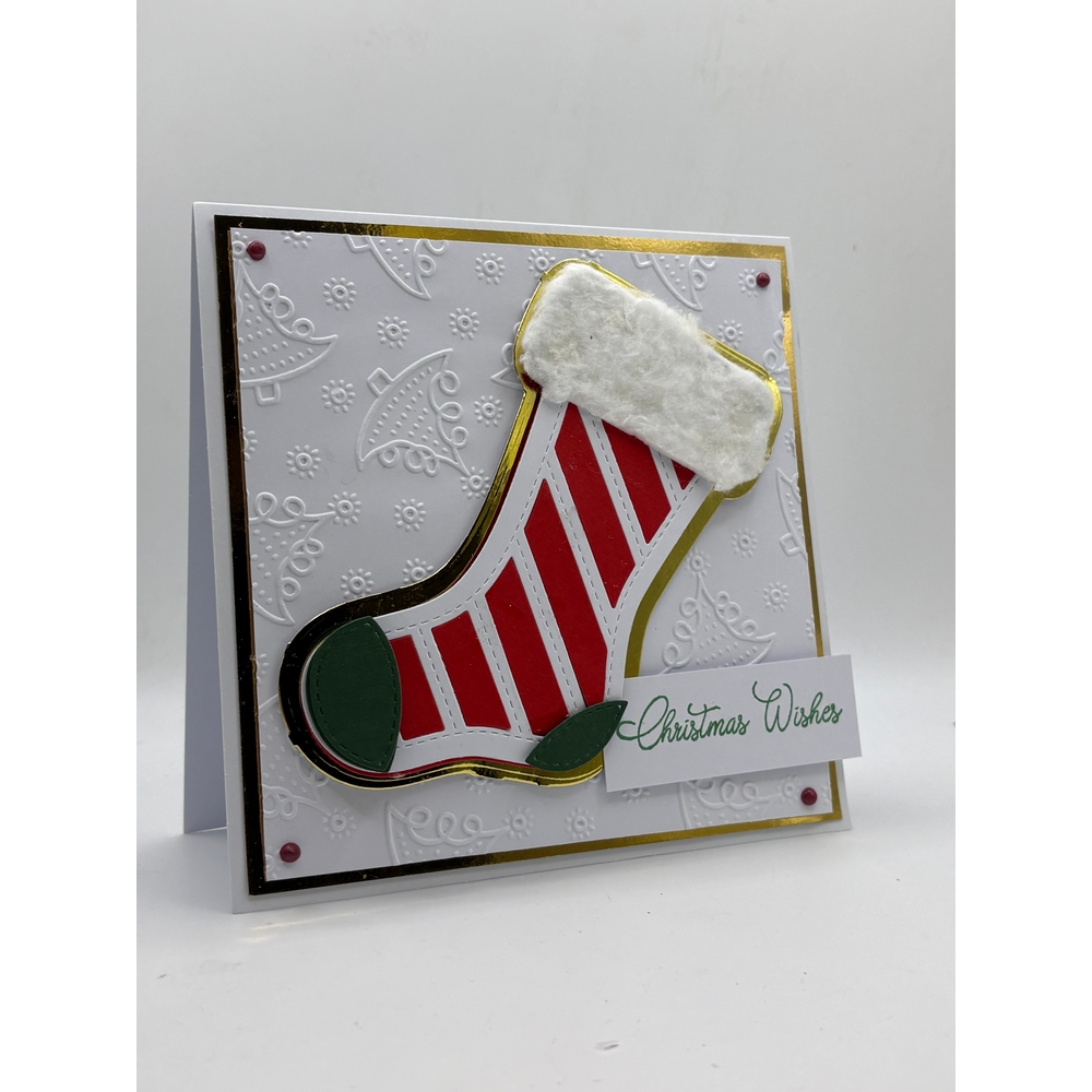 John Next Door Christmas Cutting Die Bundle - Stocking, Tree, Peace & Window - Image 11