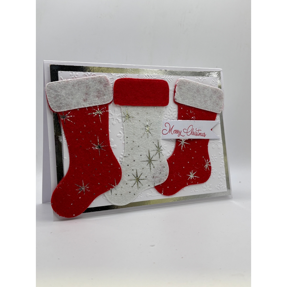 John Next Door Christmas Cutting Die Bundle - Stocking, Tree, Peace & Window - Image 10
