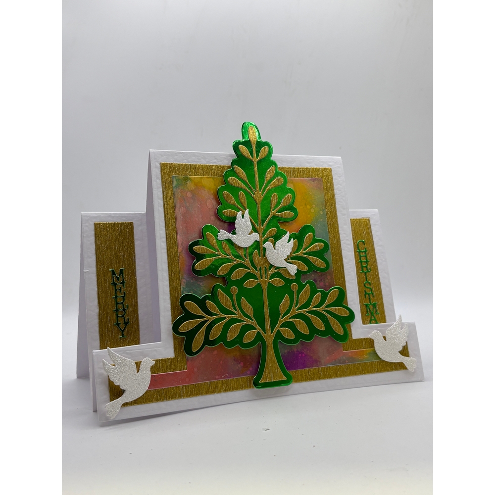 John Next Door Christmas Cutting Die Bundle - Stocking, Tree, Peace & Window - Image 13