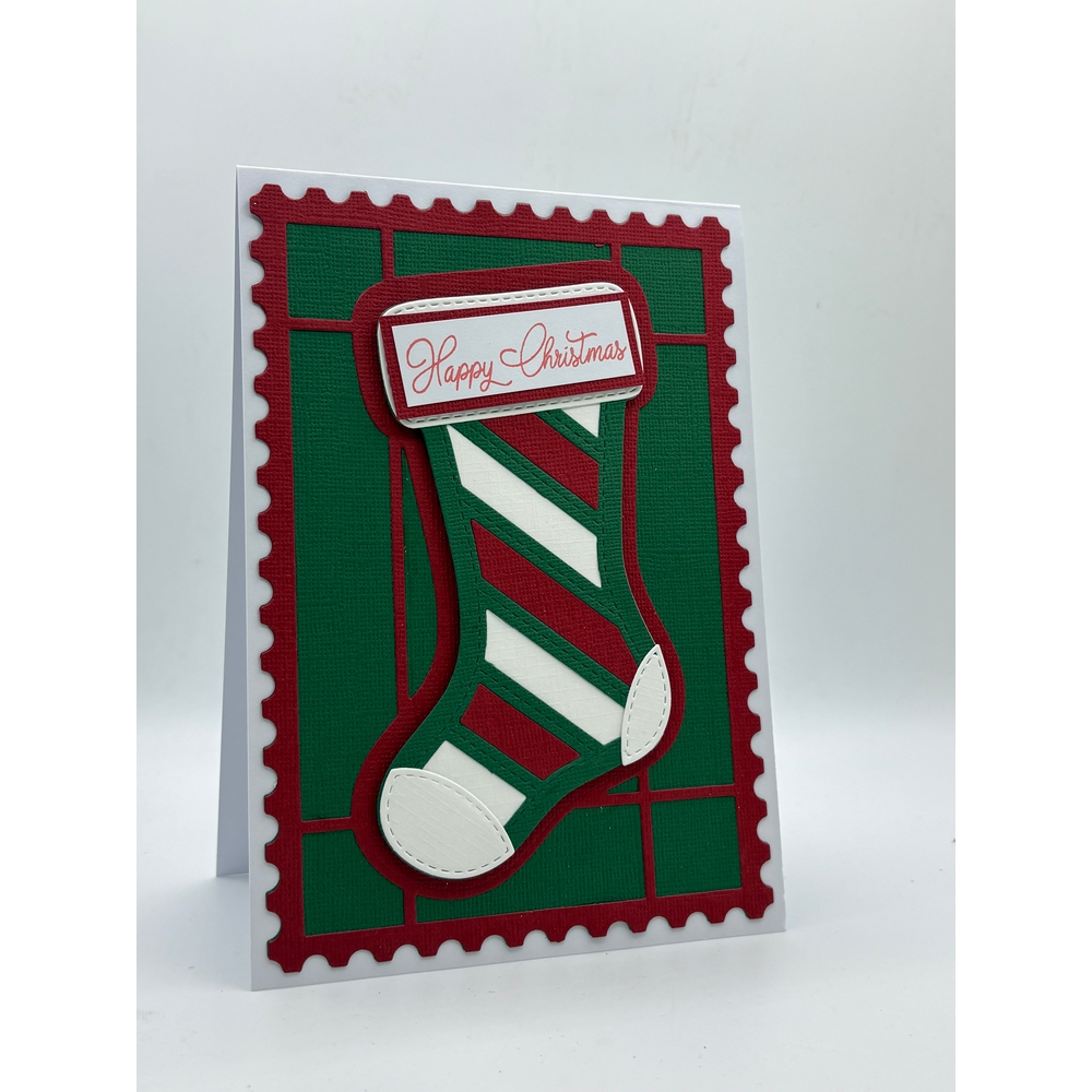John Next Door Christmas Cutting Die Bundle - Stocking, Tree, Peace & Window - Image 8